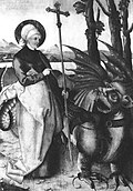 Saint Martha with a Tarasque