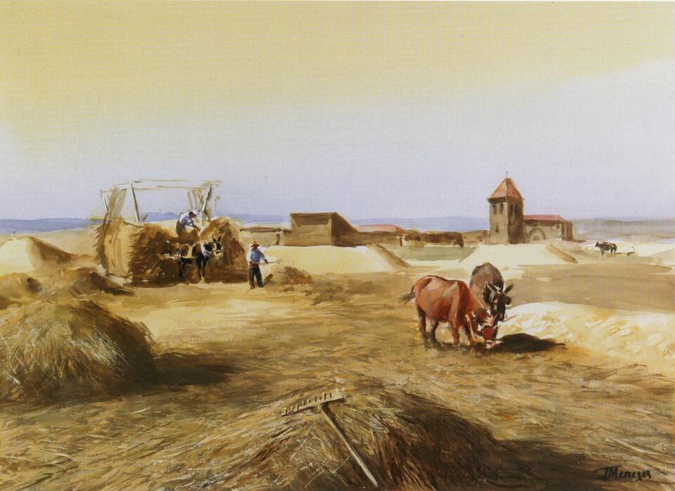 File:Jesús Meneses. Descargando la mies..jpg